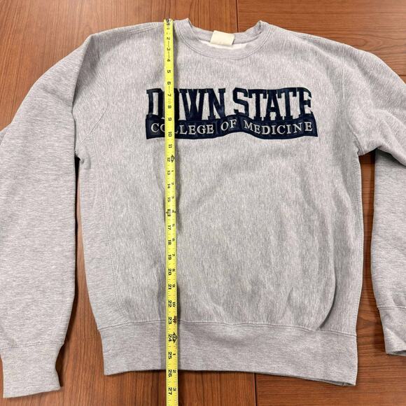 VINTAGE VTG mv sport pro weave DOWNSTATE COLLEGE OF MEDICINE Crewneck Sweater S - Picture 9 of 9